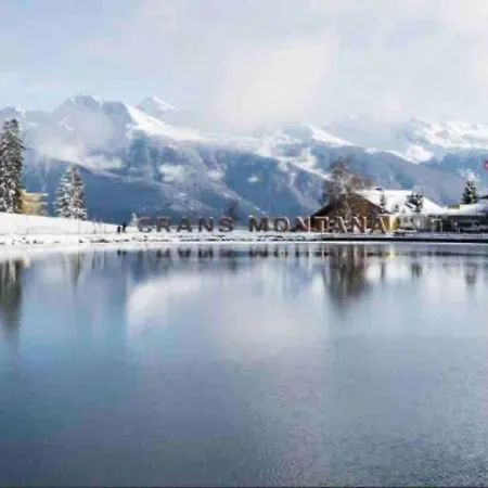 Daire A 2 Min. A Pied Du Centre De Crans Et Des Remontee *