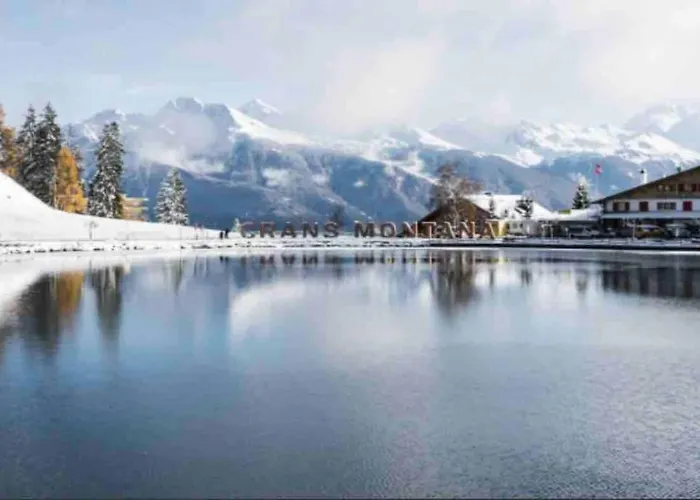 Daire A 2 Min. A Pied Du Centre De Crans Et Des Remontee *