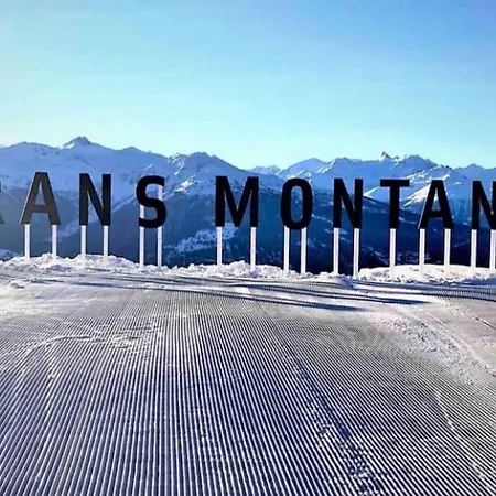 A 2 Min. A Pied Du Centre De Crans Et Des Remontee Διαμέρισμα *